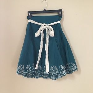 Turquoise Skirt